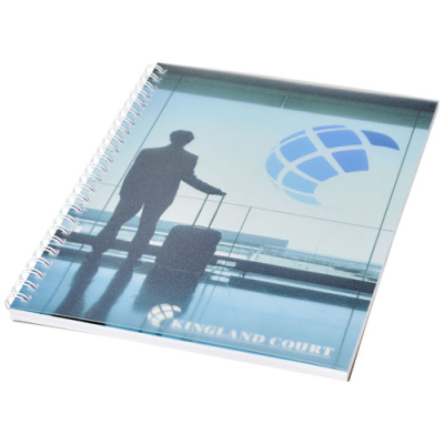 Picture of DESK-MATE® WIRE-O A5 NOTE BOOK PP COVER in White