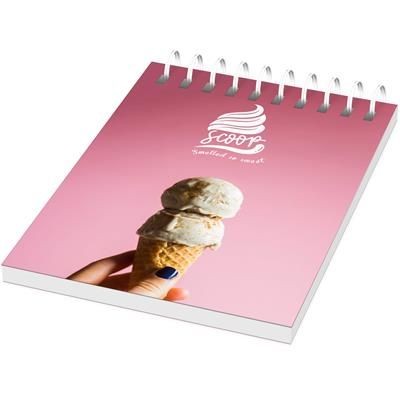 Picture of DESK-MATE® WIRE-O A7 NOTE BOOK PP COVER in White Solid