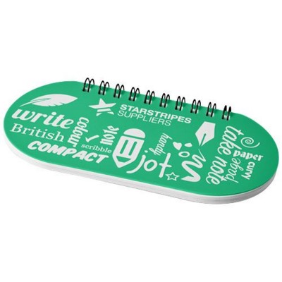 Picture of CAPSULE NOTE BOOK in Green-black Solid