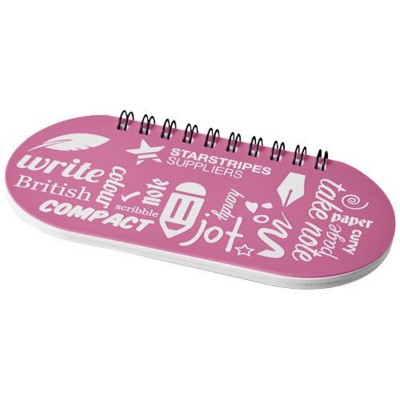 Picture of CAPSULE NOTE BOOK in Pink-black Solid