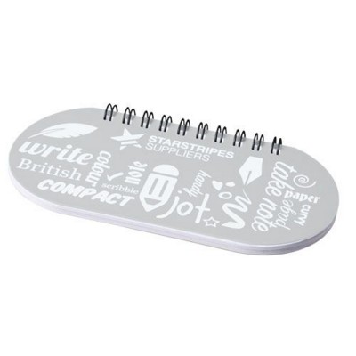 Picture of CAPSULE NOTE BOOK in Frosted Clear-black Solid