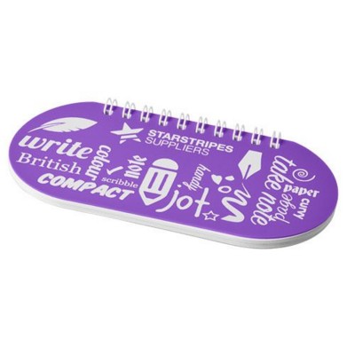 Picture of CAPSULE NOTE BOOK in Purple-white Solid