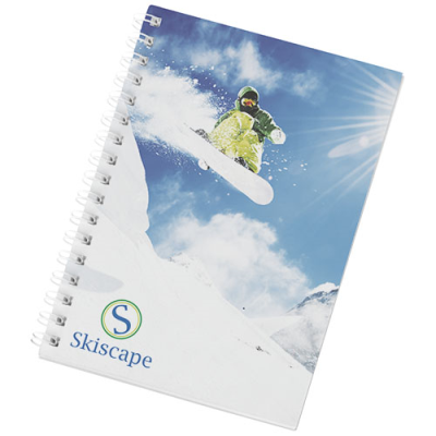 Picture of DESK-MATE® A6 NOTE BOOK SYNTHETIC COVER in White Solid