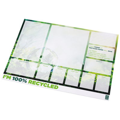 Picture of DESK-MATE® A2 RECYCLED NOTE PAD in White.