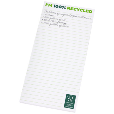 Picture of DESK-MATE® 1 & 3 A4 RECYCLED NOTE PAD in White