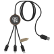 Picture of SCX,DESIGN C36 3-IN-1 RPET LIGHT-UP LOGO EXTENDED CHARGER CABLE with Round Bamboo Casing