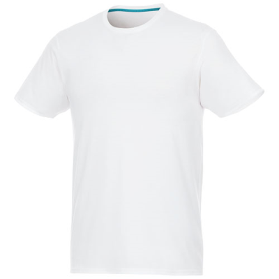 Picture of JADE SHORT SLEEVE MENS GRS RECYCLED TEE SHIRT in White