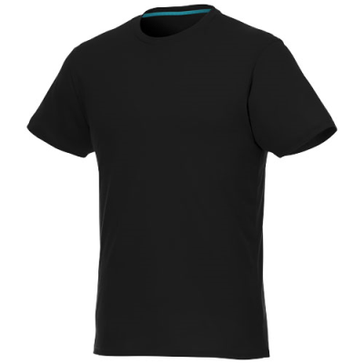 Picture of JADE SHORT SLEEVE MENS GRS RECYCLED TEE SHIRT in Solid Black