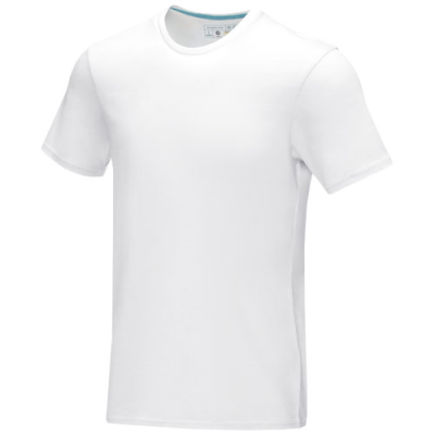 Picture of AZURITE SHORT SLEEVE MEN’S GOTS ORGANIC TEE SHIRT in White