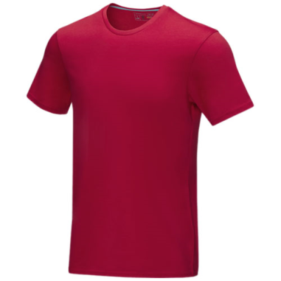 Picture of AZURITE SHORT SLEEVE MEN’S GOTS ORGANIC TEE SHIRT in Red