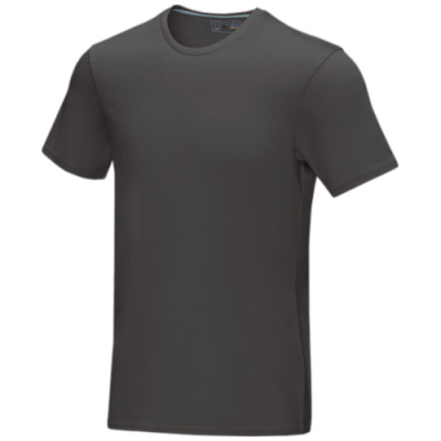 Picture of AZURITE SHORT SLEEVE MEN’S GOTS ORGANIC TEE SHIRT in Storm Grey