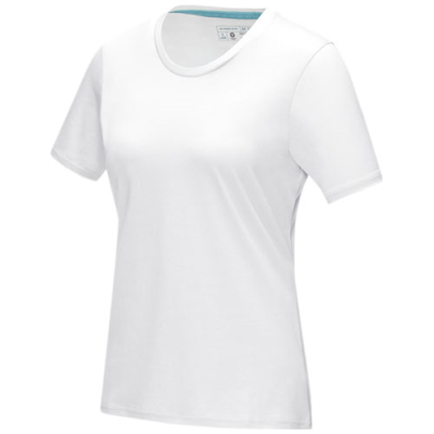 Picture of AZURITE SHORT SLEEVE WOMEN’S GOTS ORGANIC TEE SHIRT in White