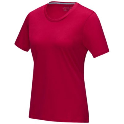 Picture of AZURITE SHORT SLEEVE WOMEN’S GOTS ORGANIC TEE SHIRT in Red