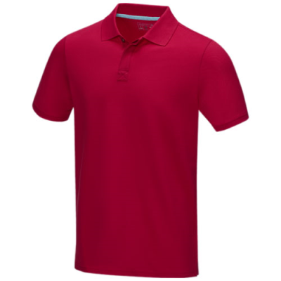 Picture of GRAPHITE GREY SHORT SLEEVE MEN’S GOTS ORGANIC POLO