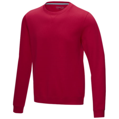 Picture of JASPER MEN’S GOTS ORGANIC RECYCLED CREW NECK SWEATER in Red