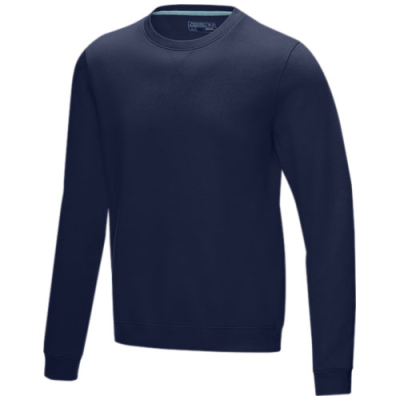 Picture of JASPER MEN’S GOTS ORGANIC RECYCLED CREW NECK SWEATER in Navy