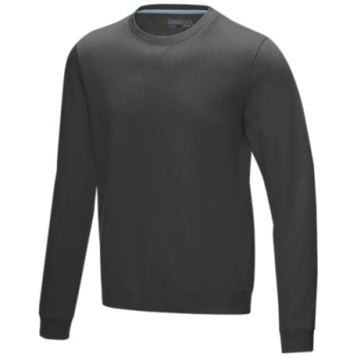 Picture of JASPER MEN’S GOTS ORGANIC RECYCLED CREW NECK SWEATER in Storm Grey