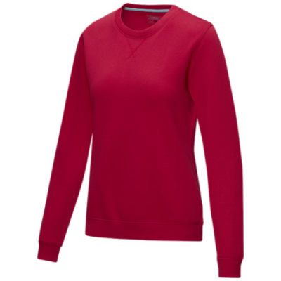Picture of JASPER WOMEN’S GOTS ORGANIC RECYCLED CREW NECK SWEATER in Red