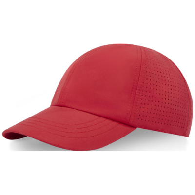 Picture of MICA 6 PANEL GRS RECYCLED COOL FIT CAP in Red