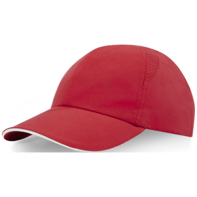 Picture of MORION 6 PANEL GRS RECYCLED COOL FIT SANDWICH CAP in Red