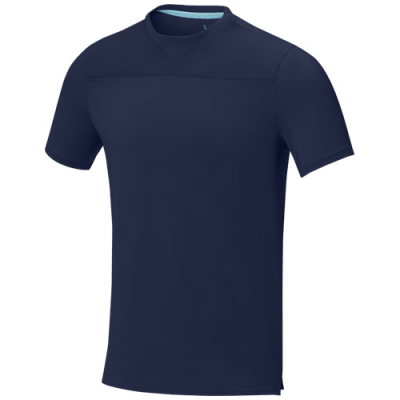 Picture of BORAX SHORT SLEEVE MENS GRS RECYCLED COOL FIT TEE SHIRT in Navy.