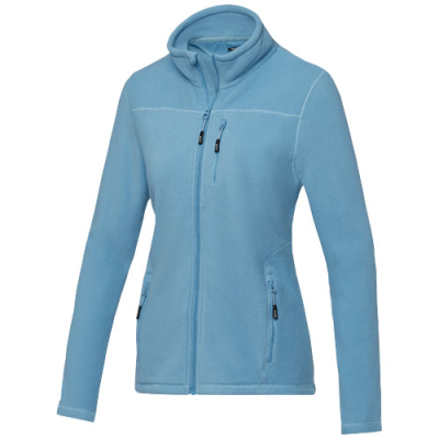 Picture of AMBER LADIES GRS RECYCLED FULL ZIP FLEECE JACKET in Nxt Blue