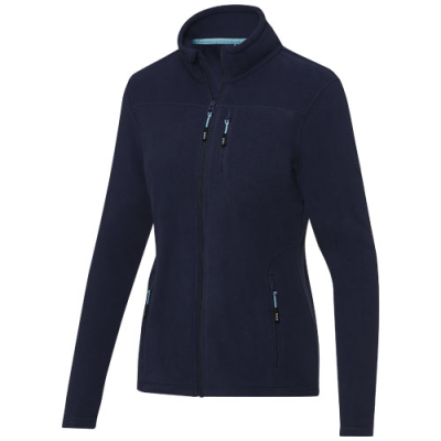 Picture of AMBER LADIES GRS RECYCLED FULL ZIP FLEECE JACKET in Navy