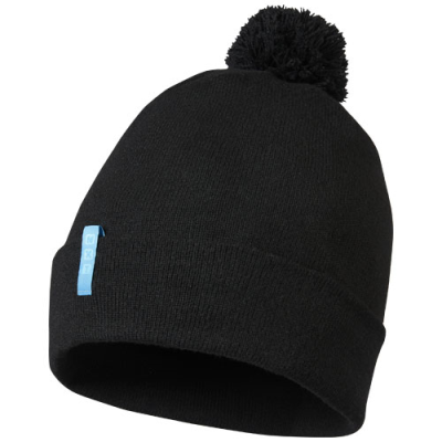 Picture of OLIVINE GRS RECYCLED BEANIE in Solid Black.