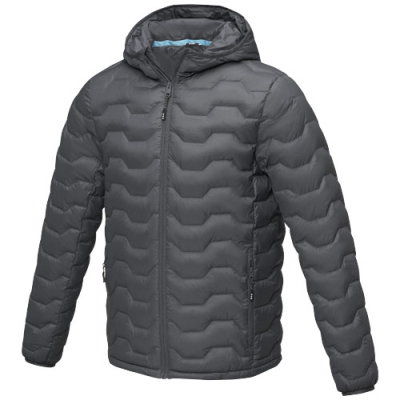 Picture of PETALITE MENS GRS RECYCLED THERMAL INSULATED DOWN JACKET in Storm Grey.