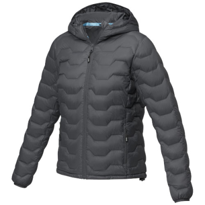 Picture of PETALITE LADIES GRS RECYCLED THERMAL INSULATED DOWN JACKET in Storm Grey.