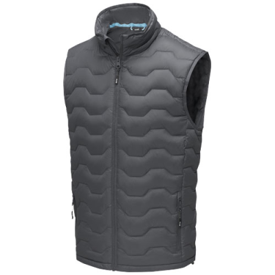 Picture of EPIDOTE MENS GRS RECYCLED THERMAL INSULATED DOWN BODYWARMER in Storm Grey.