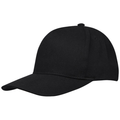 Picture of ONYX 5 PANEL AWARE™ RECYCLED CAP in Solid Black.