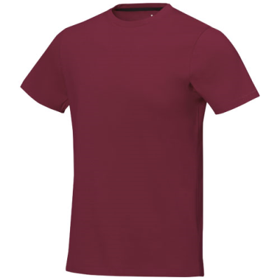 Picture of NANAIMO SHORT SLEEVE MENS TEE SHIRT in Burgundy