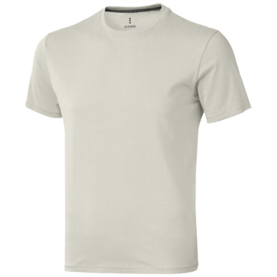 NANAIMO SHORT SLEEVE MENS TEE SHIRT in Pale Grey.