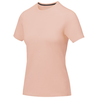 Picture of NANAIMO SHORT SLEEVE LADIES TEE SHIRT in Pale Blush Pink.