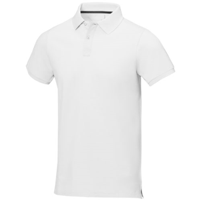 Picture of CALGARY SHORT SLEEVE MENS POLO in White