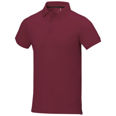 Picture of CALGARY SHORT SLEEVE MENS POLO in Burgundy