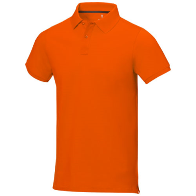 Picture of CALGARY SHORT SLEEVE MENS POLO in Orange