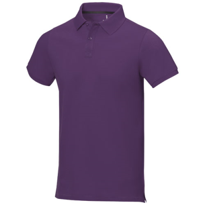 Picture of CALGARY SHORT SLEEVE MENS POLO in Plum
