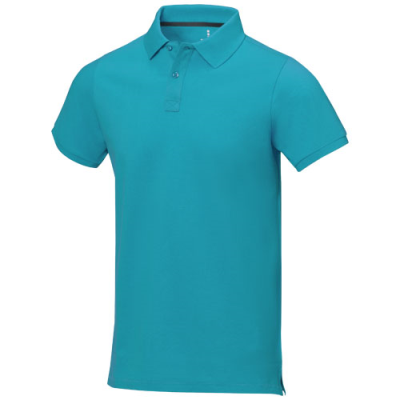 Picture of CALGARY SHORT SLEEVE MENS POLO in Aqua