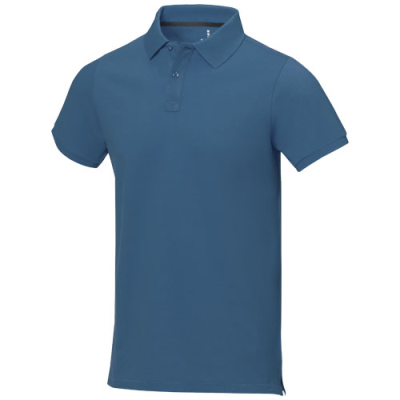 Picture of CALGARY SHORT SLEEVE MENS POLO in Tech Blue.