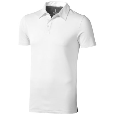 Picture of MARKHAM SHORT SLEEVE MENS STRETCH POLO in White