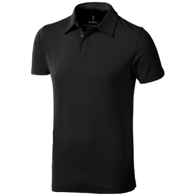 Picture of MARKHAM SHORT SLEEVE MENS STRETCH POLO in Anthracite Grey