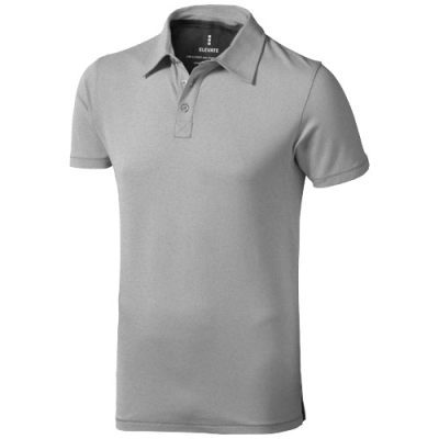Picture of MARKHAM SHORT SLEEVE MENS STRETCH POLO in Grey Melange