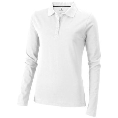 Picture of OAKVILLE LONG SLEEVE LADIES POLO in White