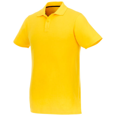 Picture of HELIOS SHORT SLEEVE MENS POLO in Yellow