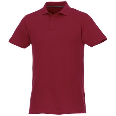 Picture of HELIOS SHORT SLEEVE MENS POLO in Burgundy