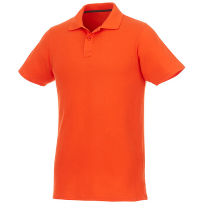 Picture of HELIOS SHORT SLEEVE MENS POLO in Orange.