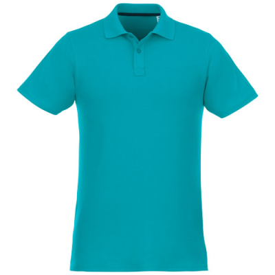 Picture of HELIOS SHORT SLEEVE MENS POLO in Aqua