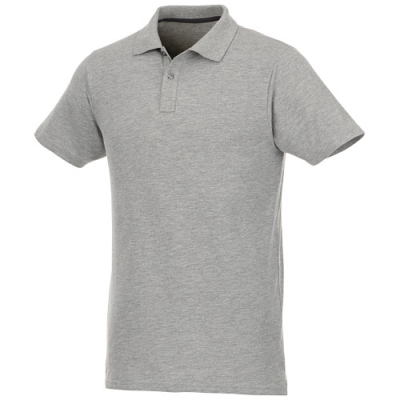 Picture of HELIOS SHORT SLEEVE MENS POLO in Heather Grey